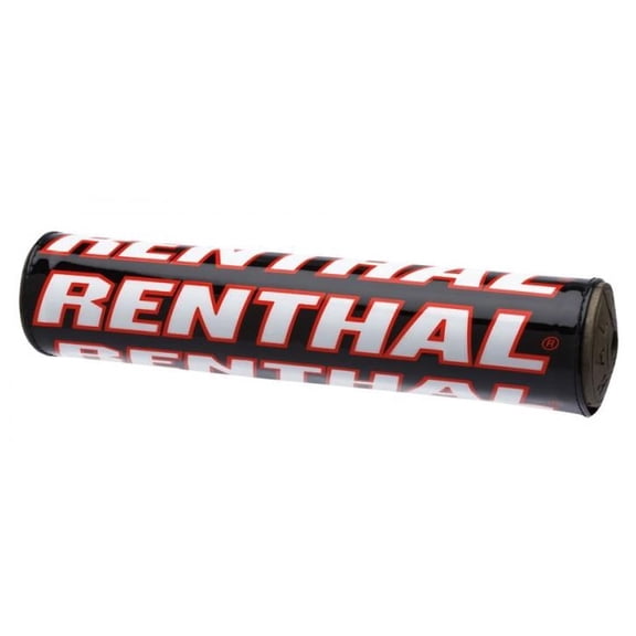Renthal P300 SX Crossbar Pad - 8in. - Black/Red