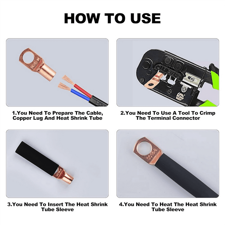 Battery cable end lugs deals