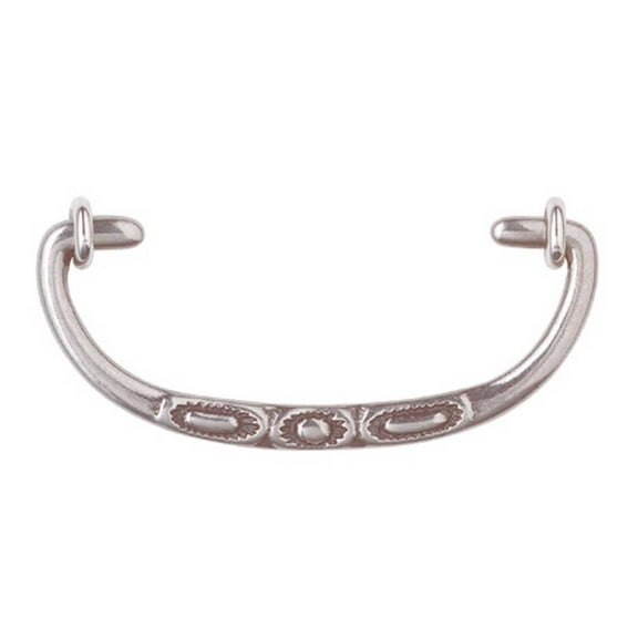 Cabinet Pull Pewter Solid Brass Scalloped Bail | Renovator's Supply