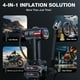 thumbnail image 3 of Inflador de Neumáticos NEXPOW, Compresor de Aire Portátil de 160 PSI, Bomba de Aire 5 Veces Más Rápido con Doble Alimentación para Coche, Moto y Balones, Batería de 8000 mAh, 3 of 8