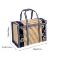 thumbnail image 2 of Gift Basket Gift Basket Bamboo Picnic Basket Hand-woven Picnic Basket Storage Basket Organization O, 2 of 5