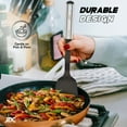 thumbnail image 3 of Lux Decor Collection 23 Pieces Cooking Utensils Set, Kitchen Utensils Sets of Nylon and Stainless Steel Utensils Set Pack of 1, Black Utensils Set, 3 of 8
