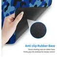 thumbnail image 4 of Dark Blue Camouflage Large Mouse Pads Rectangle Long Extended Big Stitched Edge Gaming Mousepad with Non-Slip Rubber Base for Desktop Laptop Keyboard 31.5 X 11.8 Inch, 4 of 6