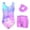 Purple Galaxy, variant on Leotards for Girls Gymnastics Sparkly Kids Dance Unitard Biketards with Shorts 4-11Years