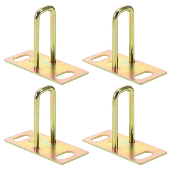 Golden Motorcycle Scooter Seat Lock Hook for Secure Installation and Replacement 4pcs Metal
