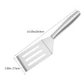 thumbnail image 2 of HEMOTON 1 Pcs Kitchen Scraper Stainless Spatula Fast Frying For Hotel Use, 2 of 6