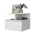 thumbnail image 2 of DeeHome Floating Nightstand Flopini, One Drawer, Black Wengue Finish, 2 of 7