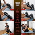 thumbnail image 3 of VOL 2 Nordic Hamstring Curl with Extra Long Straps - Super Stability, Nordic Curl Home Equipment, glute, Hamstring, Speed and Exercise Handles, Ankle Straps and V-Strength Workout App, 3 of 9