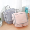 thumbnail image 4 of Toiletry Bag Large Capacity Waterproof with Hanging Hook Handle Multi Pockets Make Up Purse Organizer Storage Travel Wash Pouch Household Supply, 4 of 8