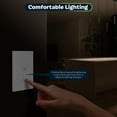 thumbnail image 2 of TOPGREENER Motion Sensor Light Switch Dimmer, Electronic Dimmer with PIR Motion Sensor, Occupancy & Vacancy Modes, 150W LED/CFL, Single-Pole, UL Listed, TDODS5-120, White, 2 of 5