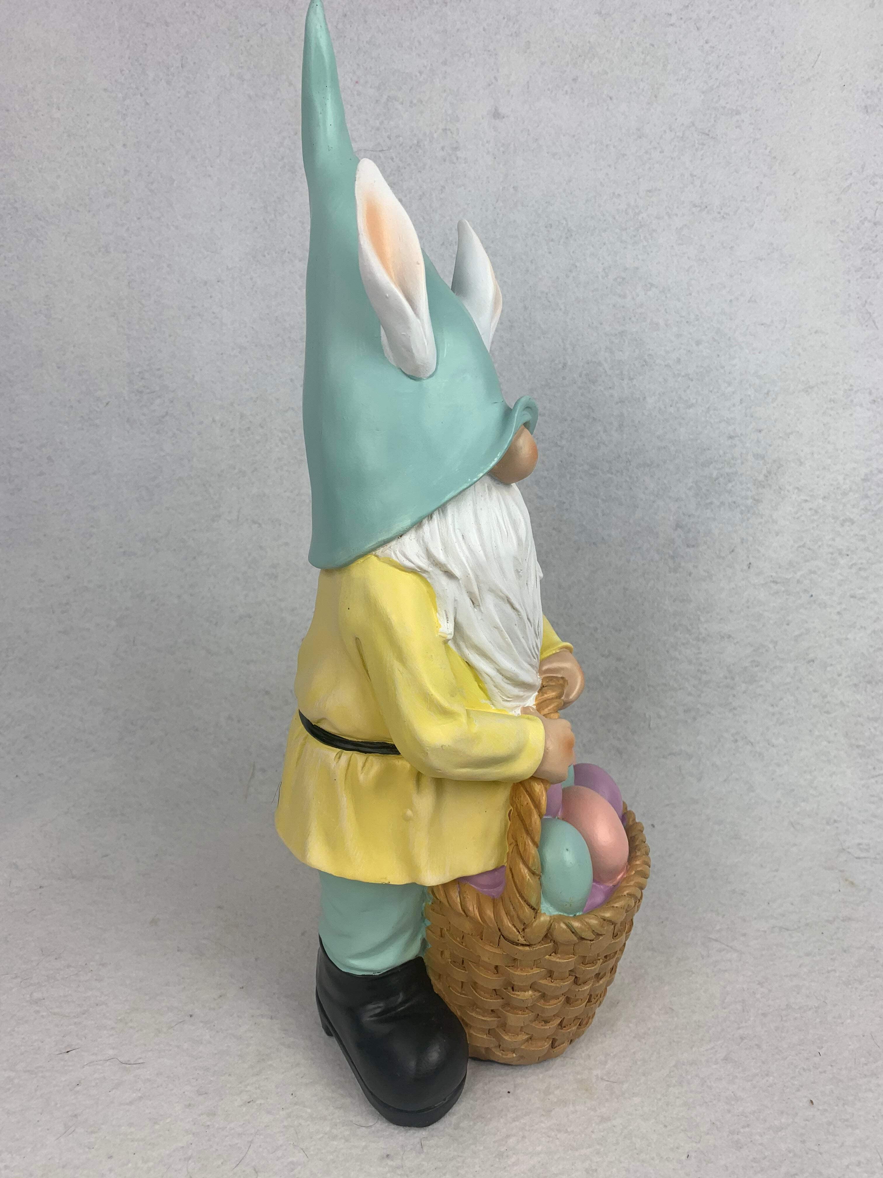 Easter X-Large Gnome Carrying Easter Egg Basket