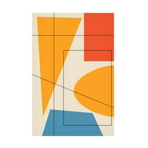 Trademark Fine Art Oju Design  Geometric 6 Canvas Wall Art