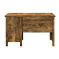 thumbnail image 5 of Delwin Lift Top Office Desk with File Cabinet Antique Nutmeg, 5 of 9