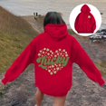 thumbnail image 2 of Lady Printed Hooded Sweater, 2 of 6