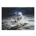 thumbnail image 1 of Outer Space Cutting Board, Moon Spaceman on the Surface of Orbit Background Cosmos Galaxy Solar Photo, Decorative Tempered Glass Cutting and Serving Board, Large Size, Brown Blue, by Ambesonne, 1 of 1