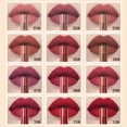 thumbnail image 3 of QIBEST-lápiz labial líquido Mate, resistente al agua, brillo de labios de larga duración, terciopelo Mate, Nude tinte rojo, tubo, lápiz labial, maquillaje cosmético, 3 of 7