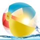 thumbnail image 1 of Muyoka ALIMARO - Pelota de playa con luz LED que brilla en la piscina, juguete IP68, resistente al agua, inflable, brillante, pelota de playa que cambia de color, bola de piscina, flotador reutilizabl Muyoka Hogar, 1 of 6