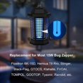 thumbnail image 4 of Bombilla de Repuesto Bug Zapper para Lámpara de 15 Vatios Que Atrae Insectos, 7.5 Pulgadas, FUL, 15 W, BL, en Forma de U, Paquete de 8, 4 of 7