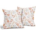 thumbnail image 3 of Fall Leaf and Pumpkin Pillow Covers 18x18 Inch Autumn Maple Leaf Thanksgiving Linen Decorative Throw Pillow Case Cushion Cover Set of 2 for Bedroom Sofa Living Room Couch Chair, 3 of 6