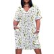 thumbnail image 1 of Vestido de noche elegante y bonito para mujer vestido blanco holgado con bolsillos con diseño de abejas y flores salvajes, 1 of 7