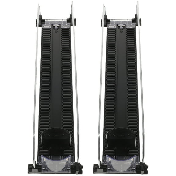 2 Pcs Drink Pusher Plastic Machine Propeller Beverage Beverages Organizer Product Display Fridge Soda Dispenser