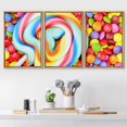 thumbnail image 2 of wall26 Framed Canvas Print Wall Art Set Variety of Rainbow Candy Food Dessert Photography Realism Contemporary Scenic Colorful Multicolor for Living Room, Bedroom, Office - 24"x36"x3 NATURA, 2 of 5