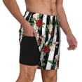 thumbnail image 2 of Fotbe Rose Flowers Traje de Baño para Hombre – Shorts de Natación de Secado Rápido con Forro y Bolsillos-XX-Large, 2 of 6