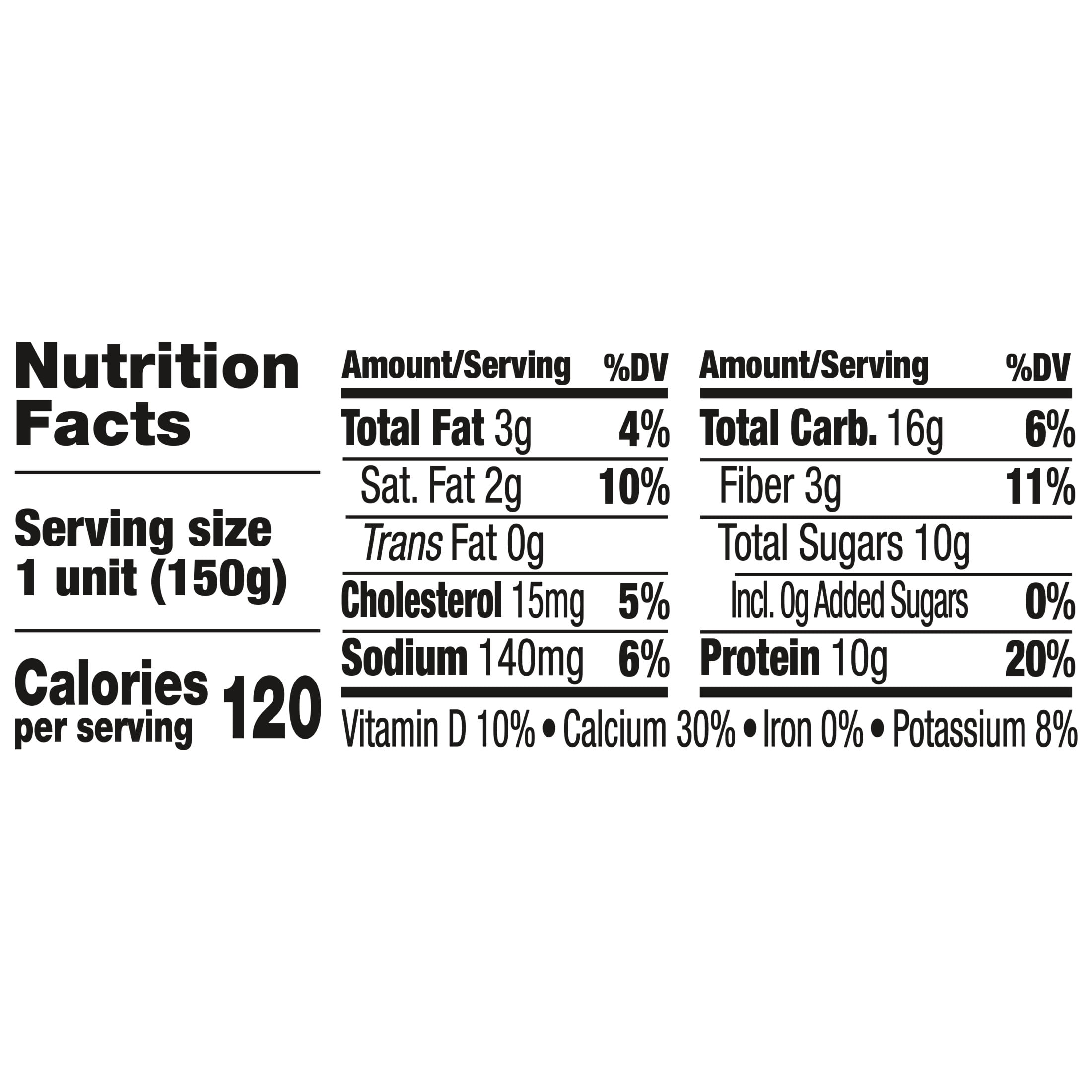 Activia Proactive Peach Mango Prebiotic and Probiotic Yogurt Cups, 5.3 oz, 4 Count​