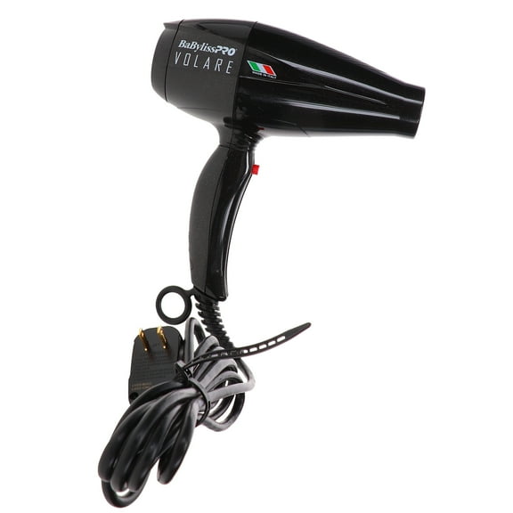 BaBylissPRO Nano Titanium Volare V1 Full-Size Dryer Ferrari-Designed Engine Black