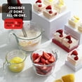 thumbnail image 4 of LammaLoe Glass Measuring Cup Set, 3 Piece Borosilicate Measuring Cups for Baking, Dry & Liquid Measuring, Dishwasher Safe, 4 of 8