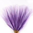 thumbnail image 1 of Hierba artificial de pampa pequeña, 30 unidades, 43 cm, color morado, 1 of 7