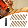 thumbnail image 6 of 20pcs Furniture Bolts Double Headed Bolts Self Tapping Screws Carbon Steel for Wood Furniture Joint DIY Projects, 6 of 9