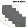 thumbnail image 3 of Cover 5Pcs 12x12cm PC Computer PVC Fan Cover Dust proof Storage Bag Black, 3 of 7