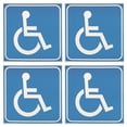 thumbnail image 1 of 4 Sheets Disabled Wheelchair Sign Stickers Self Adhesive Disabled Wheelchair Sign Decals, 1 of 8