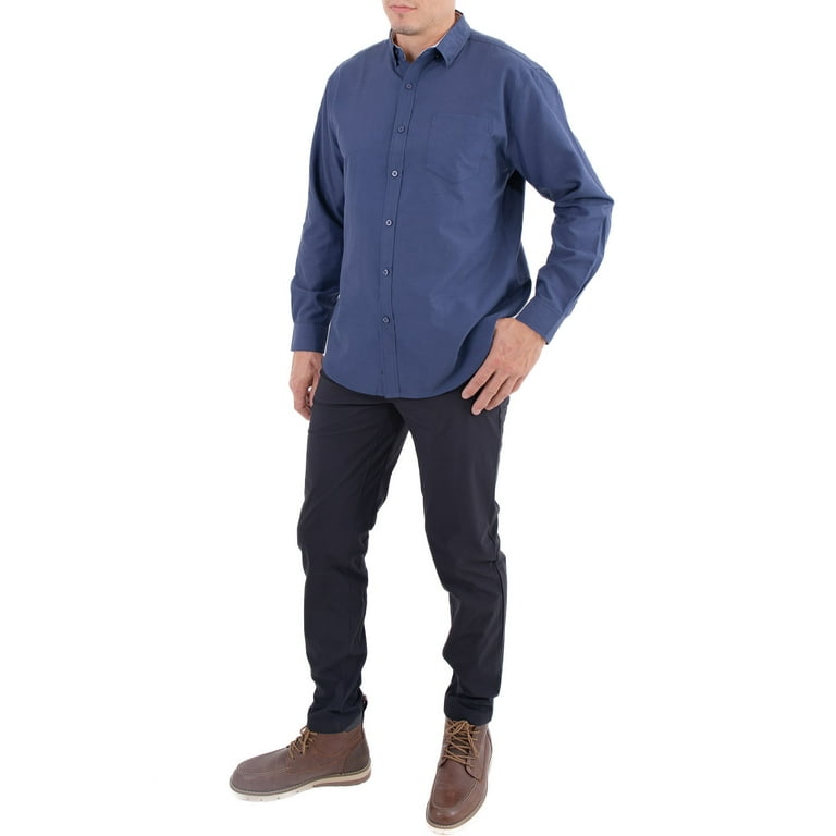 55 cotton 45 polyester dress shirts Amazon.com: corfty Long Sleeve Dress Shirts for Men