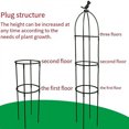thumbnail image 5 of 1Set Climbing Plant Trellis Garden Support Cages For Flowers Plants Support Frame Trellis Climbing DIY Flower Vines Pot Stand, 5 of 8
