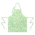 thumbnail image 2 of Green Yellow Checkerboard Checkered Pattern Apron-Garden Aprons for Women with Pockets-Cotton Linen Waterproof Kitchen Cooking Gardening Aprons Adjustable for Kitchen,Cooking,BBQ and Salon 33x27 Inch, 2 of 7