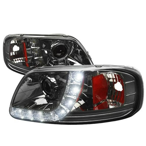 1997-2003 Ford F150 Projector Headlights - Smoke