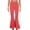 Red2, variant on Posijego XS-4XL Women's Flare Leggings High Waist Casual Workout Gym Yoga Pants Bell Bottoms for Ladies