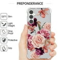 thumbnail image 2 of CoverON Phone Design For Samsung Galaxy A05s / Galaxy A05 Case, Clear Flexible Soft Rubber Slim TPU Cover, Peony Flower, 2 of 7