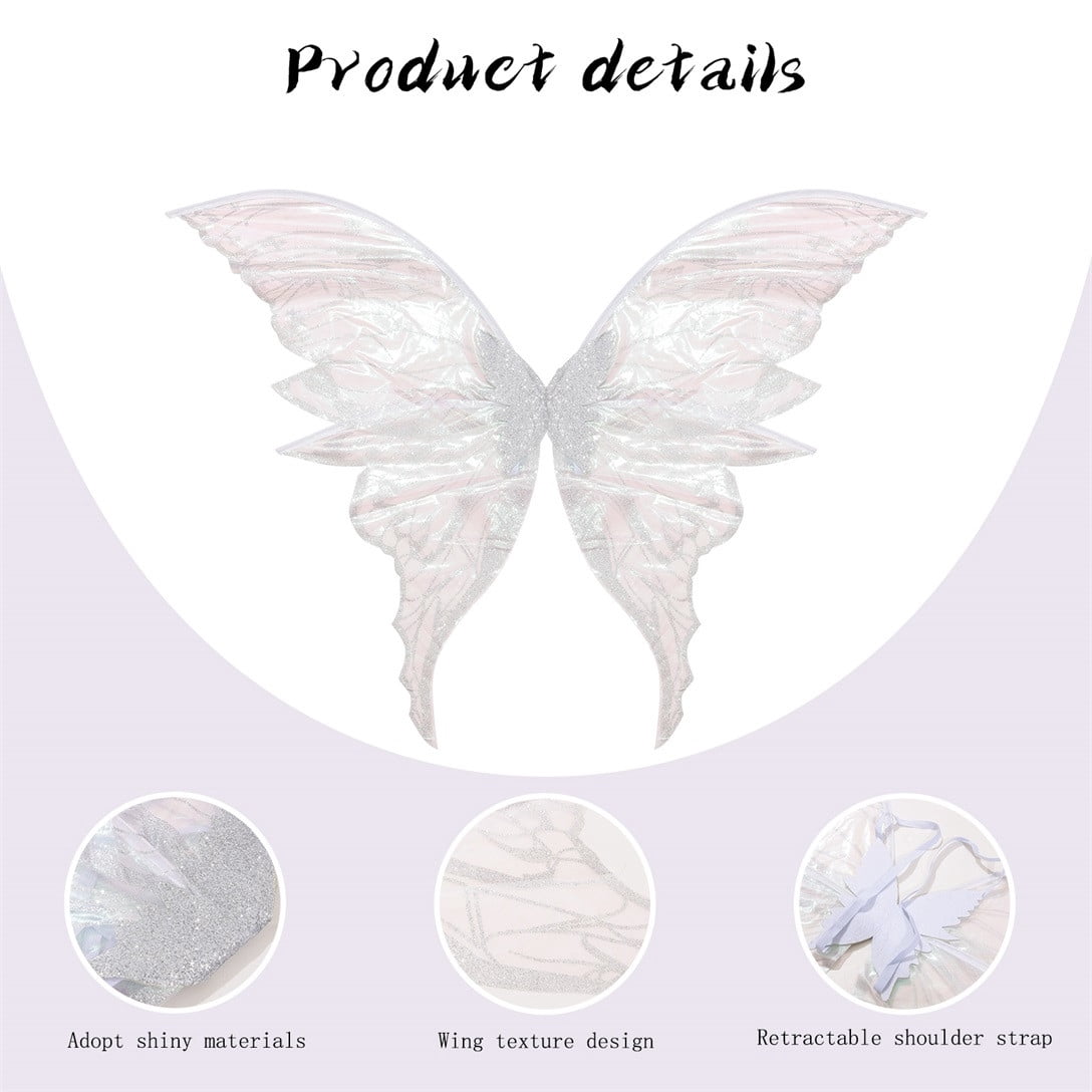 OAVQHLG3B Fairy Wings for Adults , Butterfly Costume, Butterfly Wings for Halloween Decoration