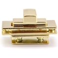 thumbnail image 5 of Hebilla de bolso oso de fresa 8 piezas dorada Hardware interruptor giratorio, 5 of 5