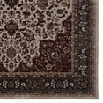 thumbnail image 4 of Linon Emerald Cream and Rust 5' x 7' Area Rug, 4 of 4