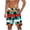Print, variant on Taqqpue Men's Swim Trunks Hawaiian Beach Shorts Bathing Suits Casual Elastic Waist Drawstring Summer Shorts Printed Plus Size Quick Dry Beach Board Shorts with Pockets S-5XL