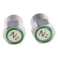thumbnail image 5 of 2pcs/set Chrome Car Auto Tpms Valve Stem Cap N2 Nitrogen Tire Insert Cover, 5 of 5