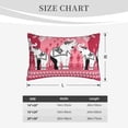 thumbnail image 4 of Lsque Thai elephant Pattern Pillow Case – Soft & Cozy Throw Pillow Cover, Hypoallergenic Cushion Case for Sleeping Women with Envelope Closure-14"x20", 4 of 6