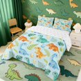 thumbnail image 2 of Erosebridal Watercolor Dinosaur Full Size Comforter Sets for Kids Boys Girls, Colorful Dino Bedding Sets, 2 of 6