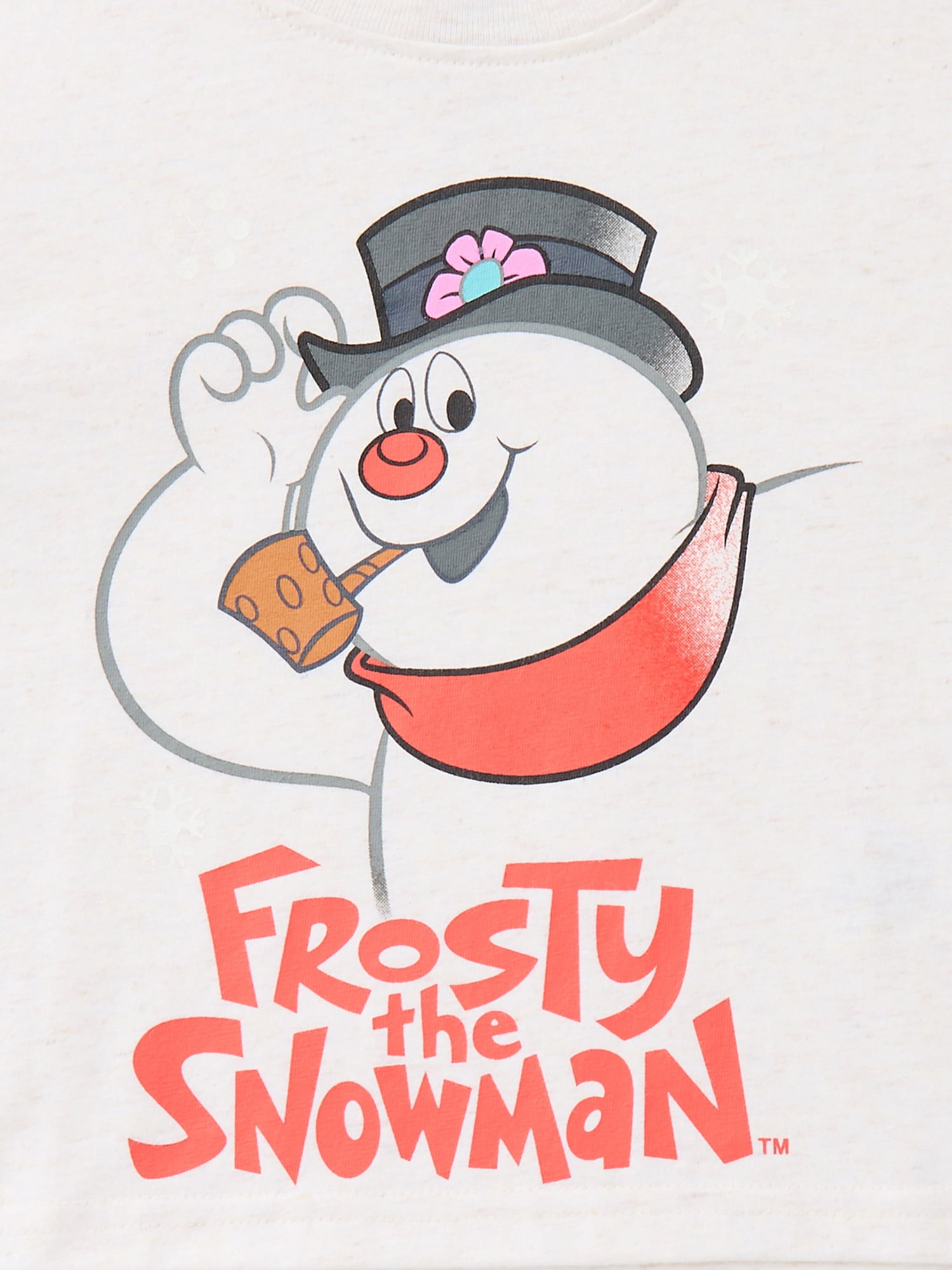 Frosty the Snowman Toddler Graphic Holiday Tee with Long Sleeves, Sizes 12M-5T