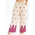 thumbnail image 4 of Conjunto bordado en contraste Roman Fashion /Tallas Extras, 5681 (Vino) beige 42, 4 of 5