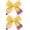 Yellow Pencil Bow, variant on to School Hair Bow Clips,2Pcs 4.3" Hot Glitter Pencil Mesh Tulle Ribbon Bow Barrettes of School Uniform Decor Accessories for Teen Girls Student